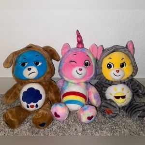 Bundle of Care Bears costume set of 3